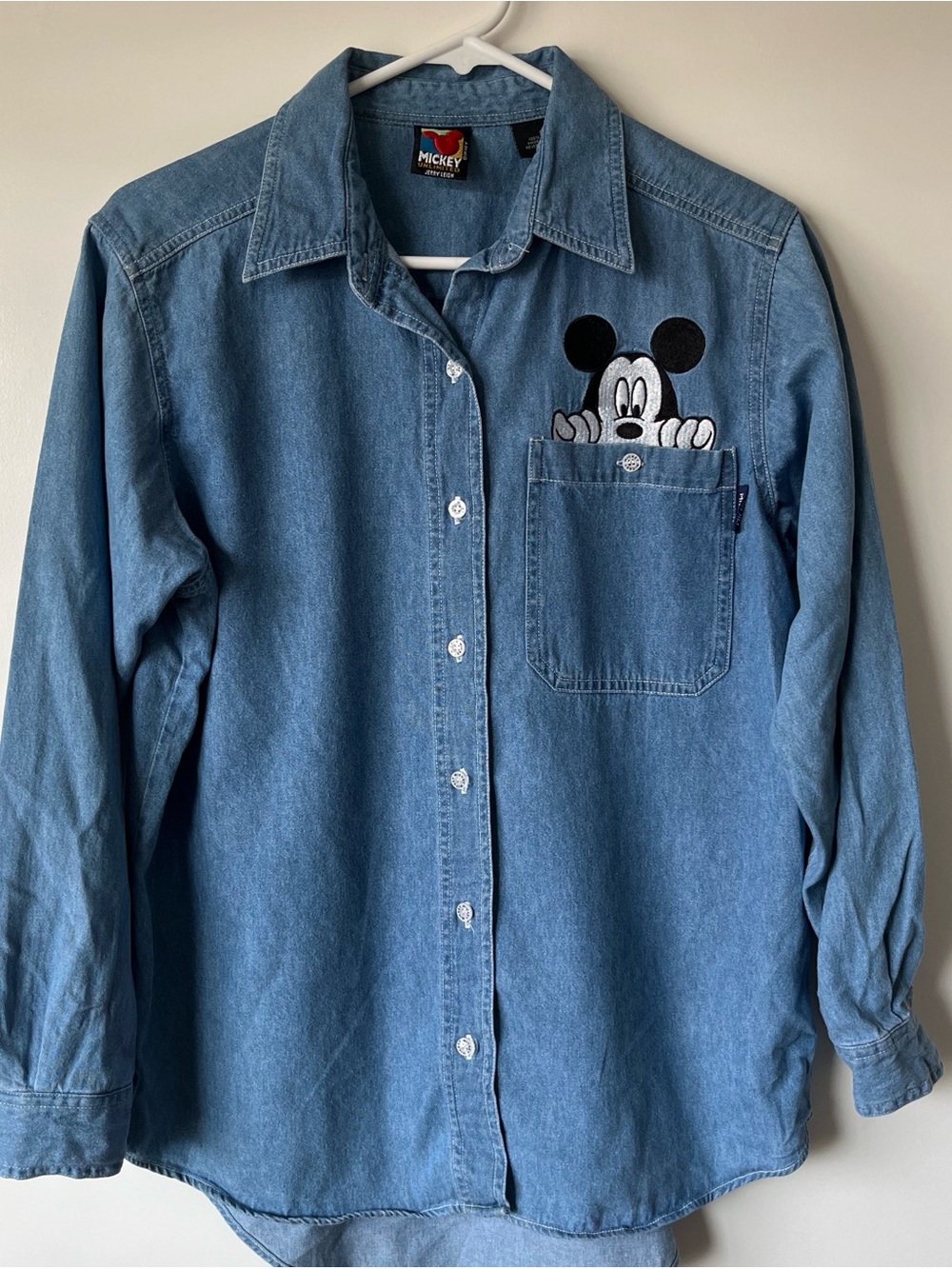 Disney Denim Button-Up Shirt - Blue